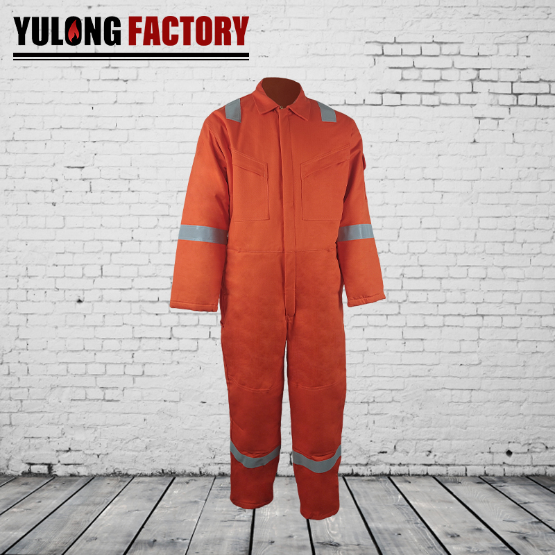 低價批發(fā)8.5盎司100% 棉防火防水連體服