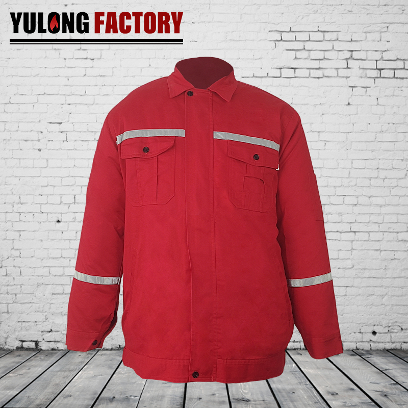 全棉阻燃防電弧防靜電夾克
