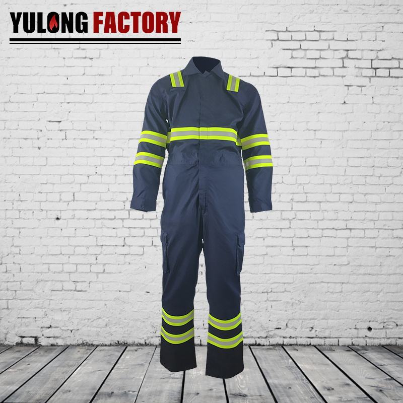 NFPA2112純棉阻燃防電弧防靜電連體服