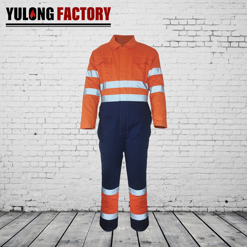 NFPA2112C/N8812阻燃熒光防電弧防靜電連體服